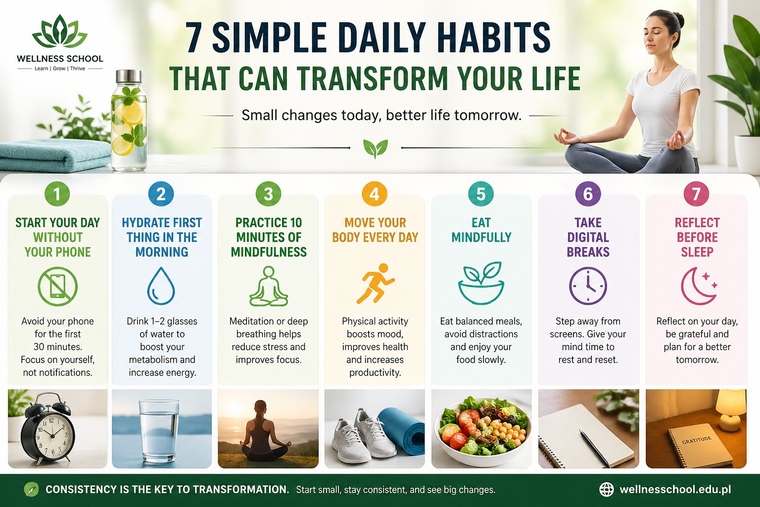 🌿 7 Simple Daily Habits That Can Transform Your Life